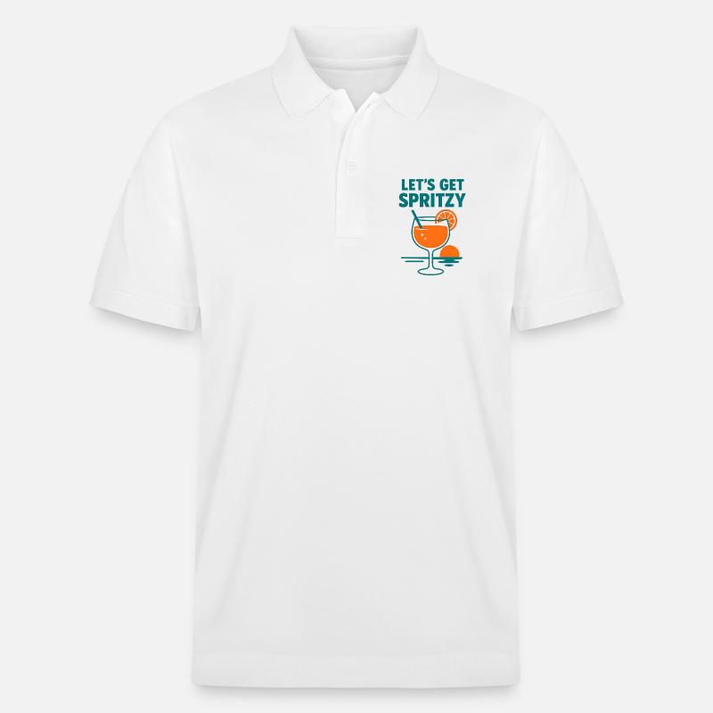 On va spritzy - Polo PREPSTER bio Stanley/Stella Unisexe - blanc