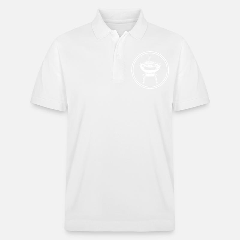 Icône du gril - Polo PREPSTER bio Stanley/Stella Unisexe - blanc