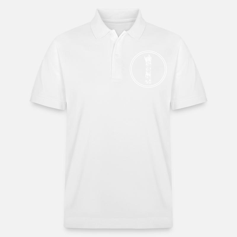 Spargel icon - Stanley/Stella Unisex Bio-Poloshirt PREPSTER - Weiß
