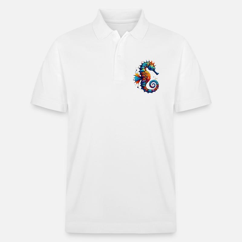 Hippocampe - Polo PREPSTER bio Stanley/Stella Unisexe - blanc