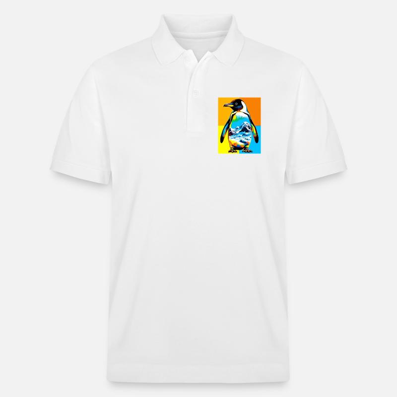 Pinguin - Stanley/Stella Unisex Bio-Poloshirt PREPSTER - Weiß