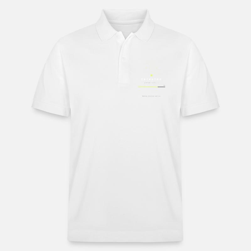 BRAIN.EXE IS LOADING - Stanley/Stella Unisex Organic Polo Shirt PREPSTER - white