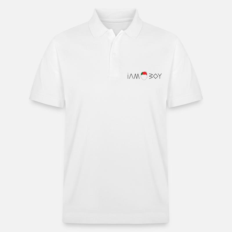 Ich bin Portugiese - Stanley/Stella Unisex Bio-Poloshirt PREPSTER - Weiß