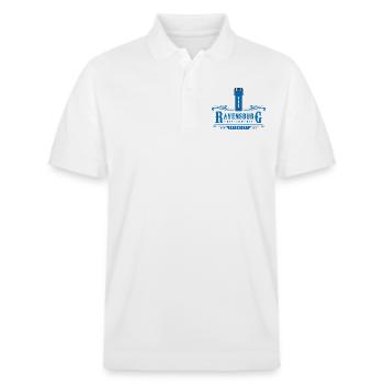 Ravensburg Rutenfest Oberschwaben - Stanley/Stella Unisex Bio-Poloshirt PREPSTER - Weiß - Vorne - Roxy (174cm) & Andy (188cm)