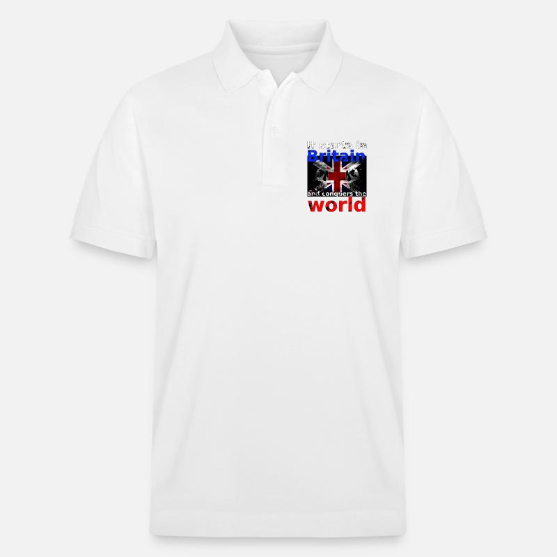 Britain - Stanley/Stella Unisex Bio-Poloshirt PREPSTER - Weiß