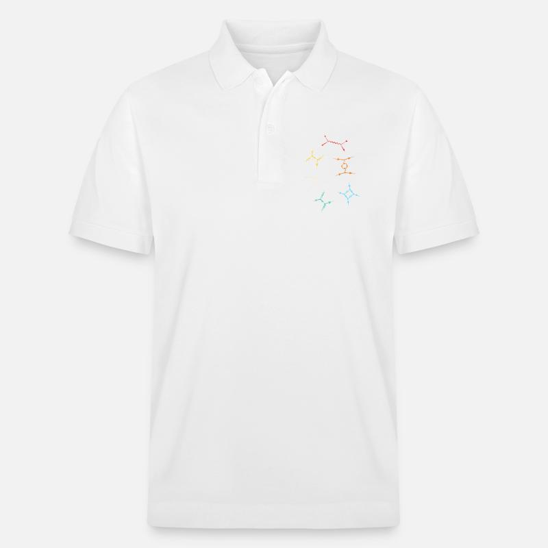 Quantum Physics Quantum Physics Quantum Leap - Stanley/Stella Unisex Organic Polo Shirt PREPSTER - white
