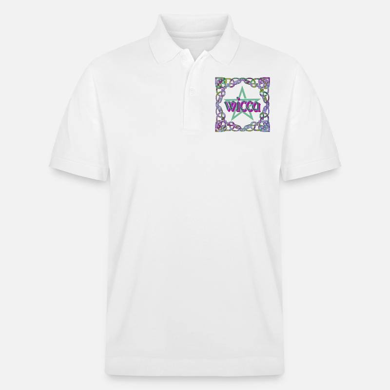 Cadre Celtique Wicca E 230 - Polo PREPSTER bio Stanley/Stella Unisexe - blanc