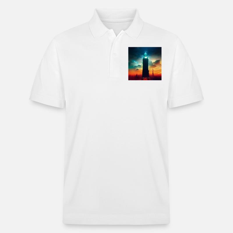 Der Turm - Stanley/Stella Unisex Bio-Poloshirt PREPSTER - Weiß