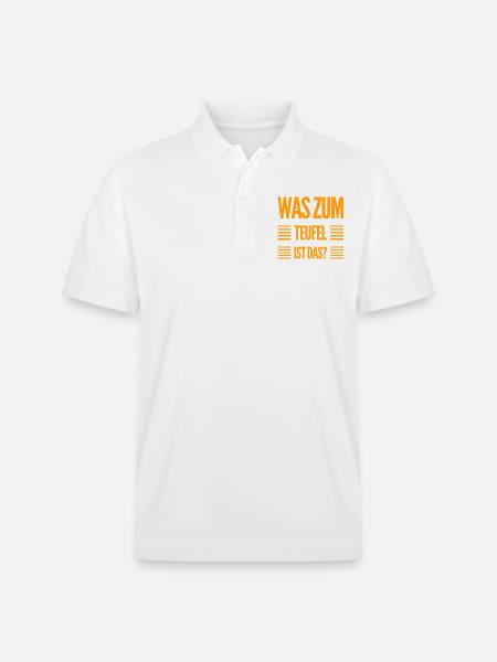 was ist das? - Stanley/Stella Unisex Bio-Poloshirt PREPSTER - Weiß
