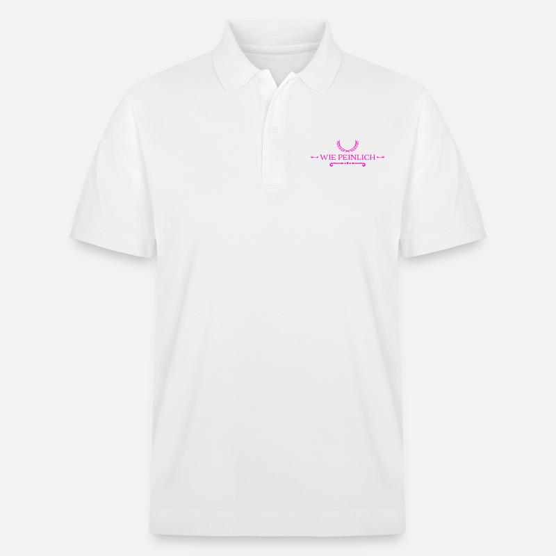 ist euch das nicht peinlich? - Stanley/Stella Unisex Bio-Poloshirt PREPSTER - Weiß