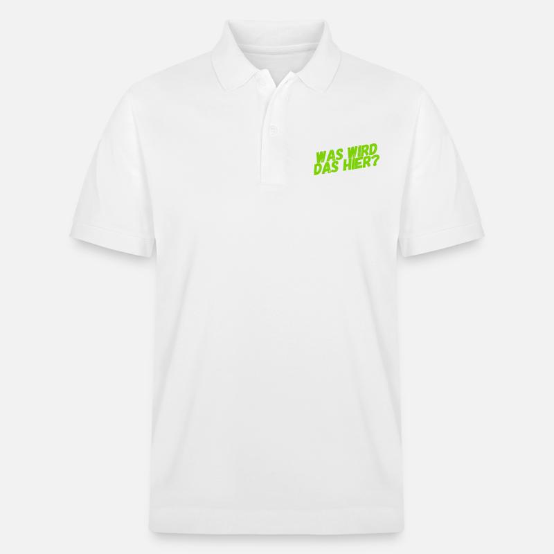 was wird das? - Stanley/Stella Unisex Bio-Poloshirt PREPSTER - Weiß
