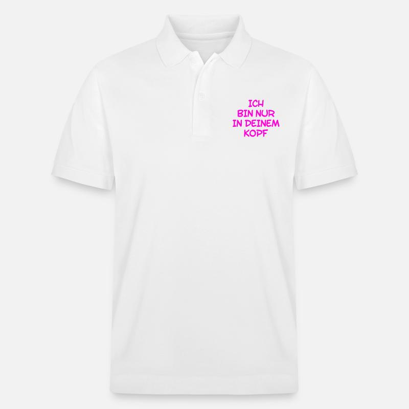 alles Einbildung - Stanley/Stella Unisex Bio-Poloshirt PREPSTER - Weiß