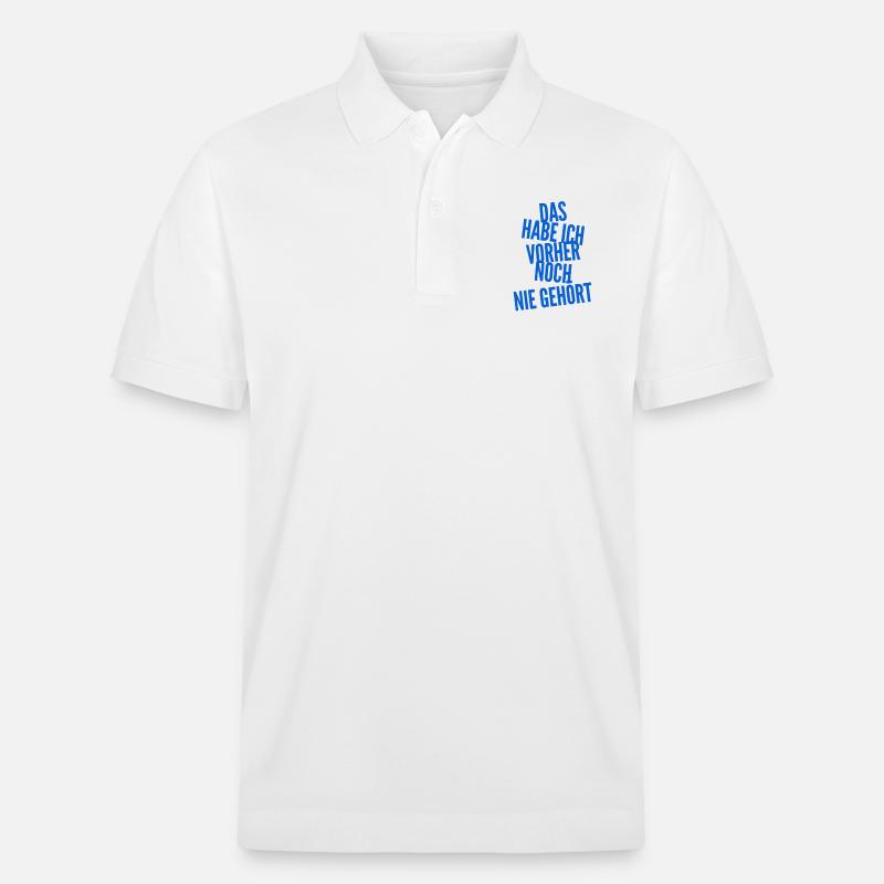wer kennt das denn? - Stanley/Stella Unisex Bio-Poloshirt PREPSTER - Weiß