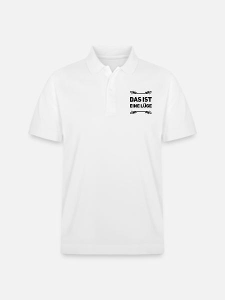 Lügen überall - Stanley/Stella Unisex Bio-Poloshirt PREPSTER - Weiß
