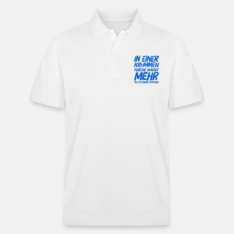 steh zu dir - Stanley/Stella Unisex Bio-Poloshirt PREPSTER - Weiß