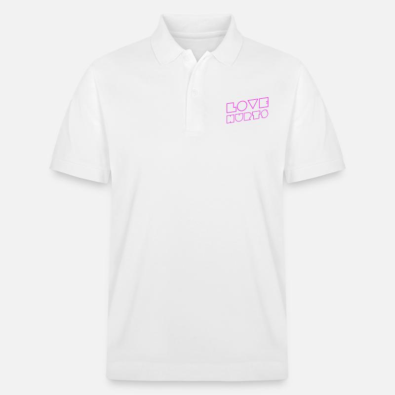 L’amour n’est pas facile - Polo PREPSTER bio Stanley/Stella Unisexe - blanc