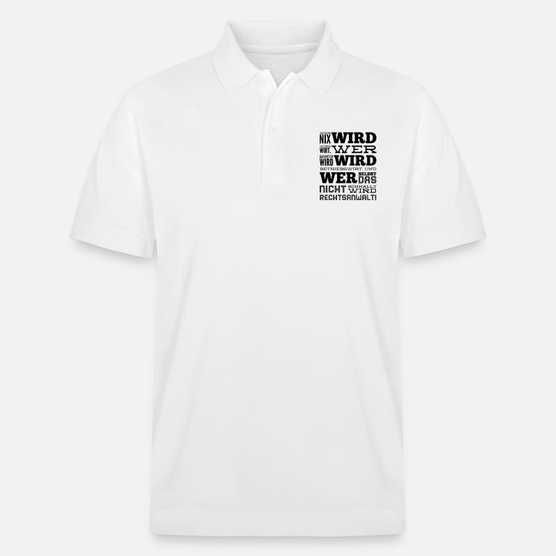 jeder wird etwas - Stanley/Stella Unisex Bio-Poloshirt PREPSTER - Weiß