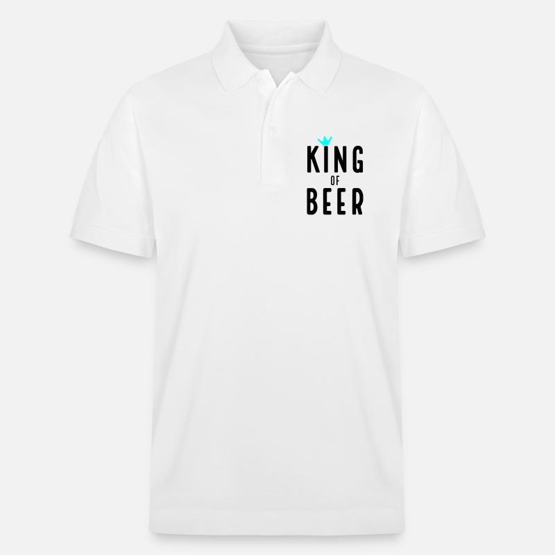 Abstrakte Kunst Inspirierte Farbexplosion - Stanley/Stella Unisex Bio-Poloshirt PREPSTER - Weiß