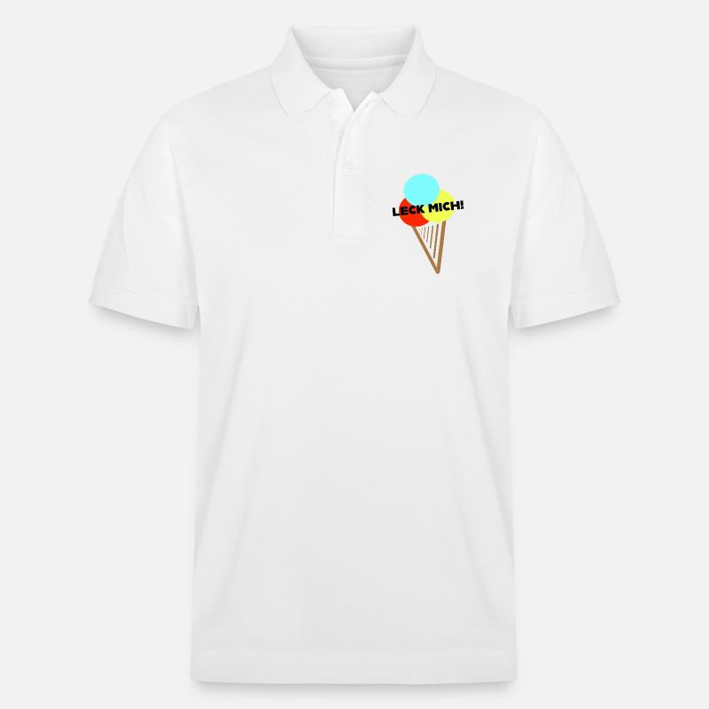 Ach, Leck mich! - Stanley/Stella Unisex Bio-Poloshirt PREPSTER - Weiß