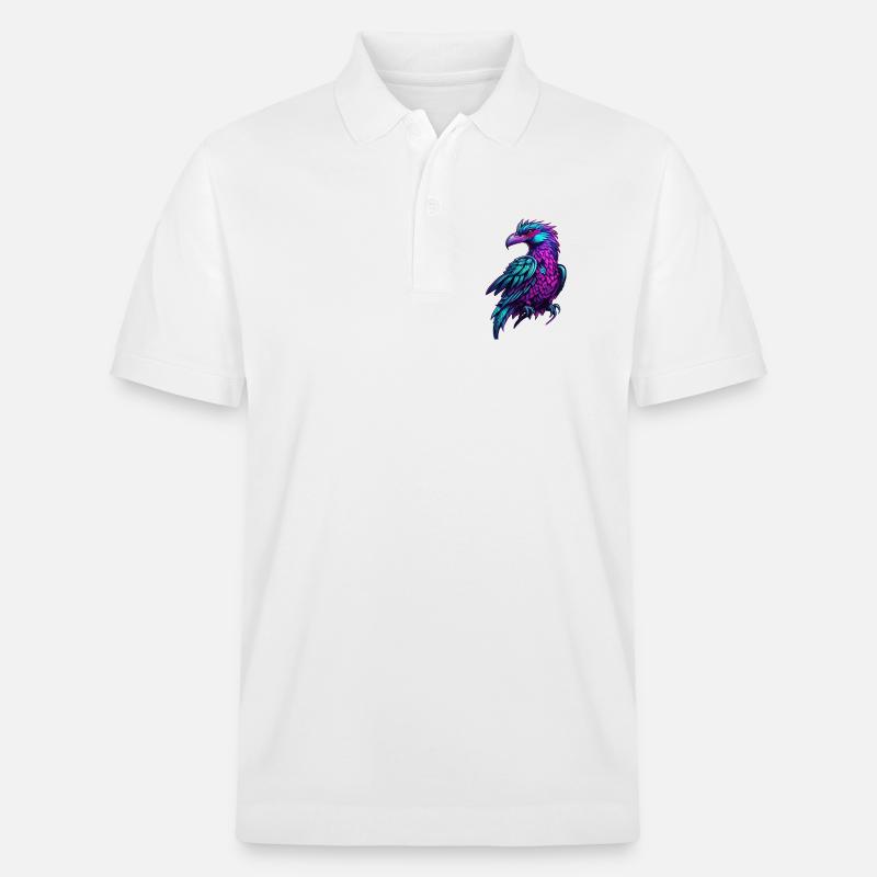 Neonphönix Farbflug - Stanley/Stella Unisex Bio-Poloshirt PREPSTER - Weiß