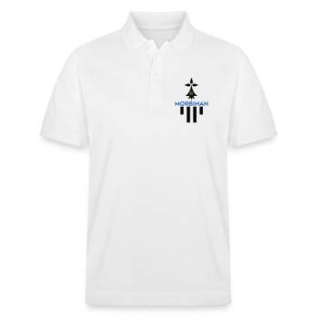 Logo Morbihan 56  - Polo PREPSTER bio Stanley/Stella Unisexe - blanc - Devant - Roxy (174cm) & Andy (188cm)