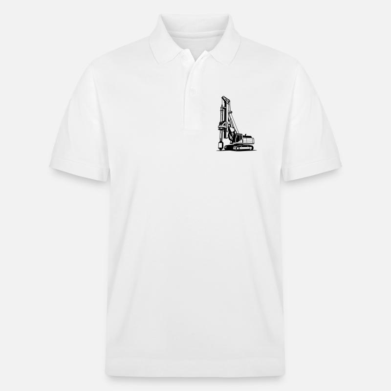Pile Driver - Stanley/Stella Unisex Bio-Poloshirt PREPSTER - Weiß
