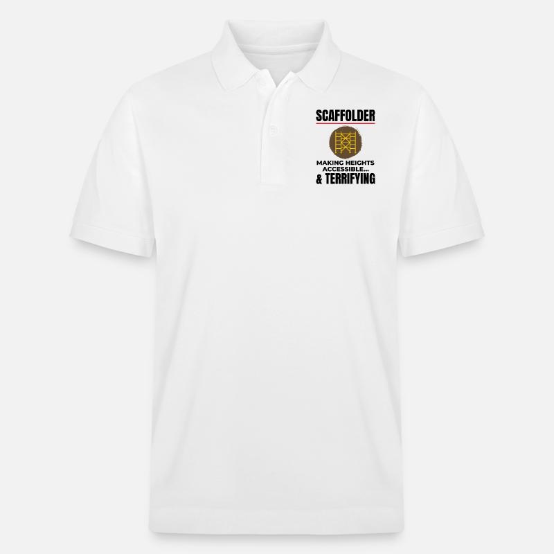 Gerüstbauer Gerüstbauer Gerüstbaubühne - Stanley/Stella Unisex Bio-Poloshirt PREPSTER - Weiß