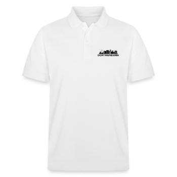 Dortmunderin! Dortmund, meine Stadt! - Stanley/Stella Unisex Bio-Poloshirt PREPSTER - Weiß - Vorne - Roxy (174cm) & Andy (188cm)