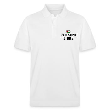 palestine libre - Polo PREPSTER bio Stanley/Stella Unisexe - blanc - Devant - Roxy (174cm) & Andy (188cm)