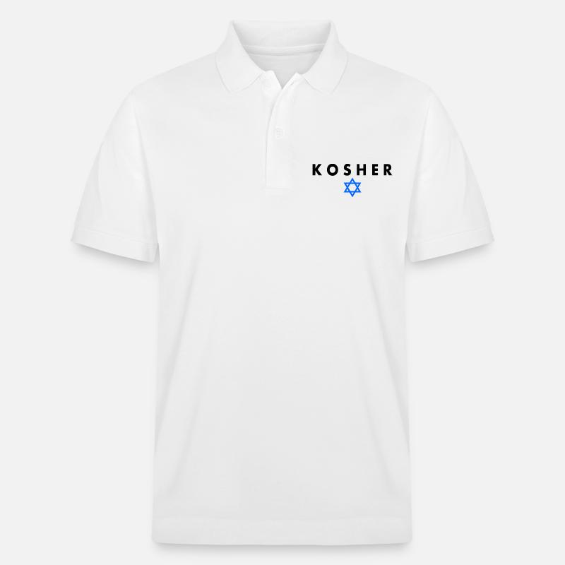 Kosher - Stanley/Stella Unisex Bio-Poloshirt PREPSTER - Weiß