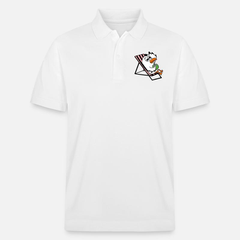Mouette - Polo PREPSTER bio Stanley/Stella Unisexe - blanc