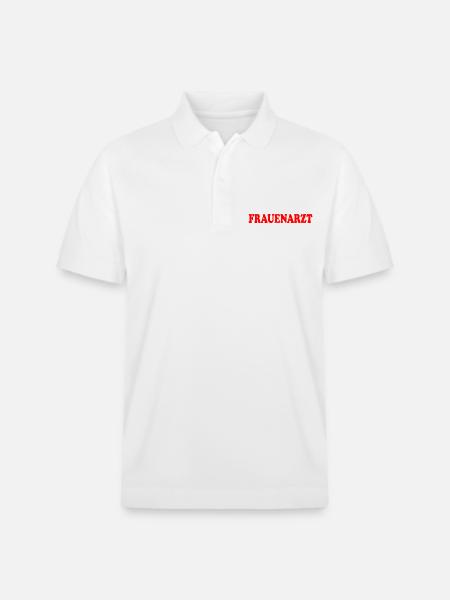 Frauenarzt - Stanley/Stella Unisex Bio-Poloshirt PREPSTER - Weiß