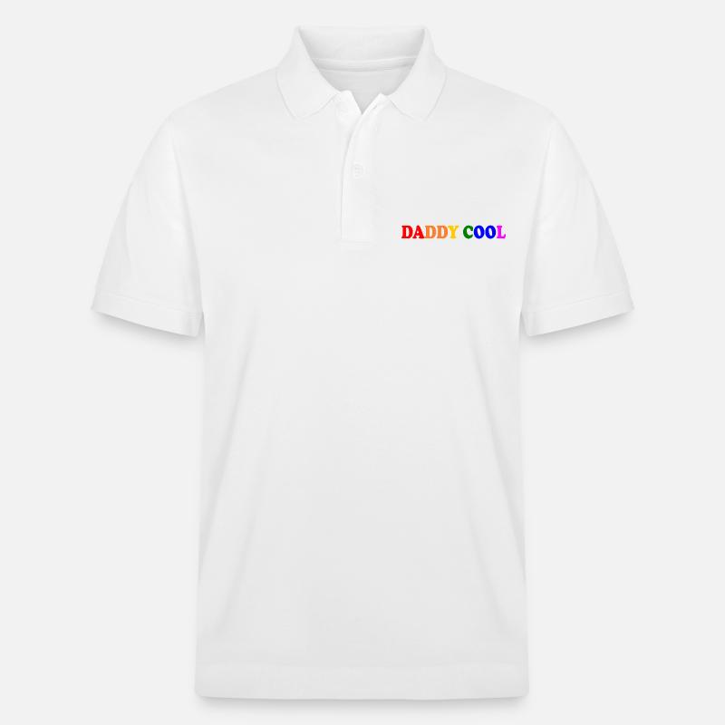Daddy cool - Stanley/Stella Unisex Bio-Poloshirt PREPSTER - Weiß