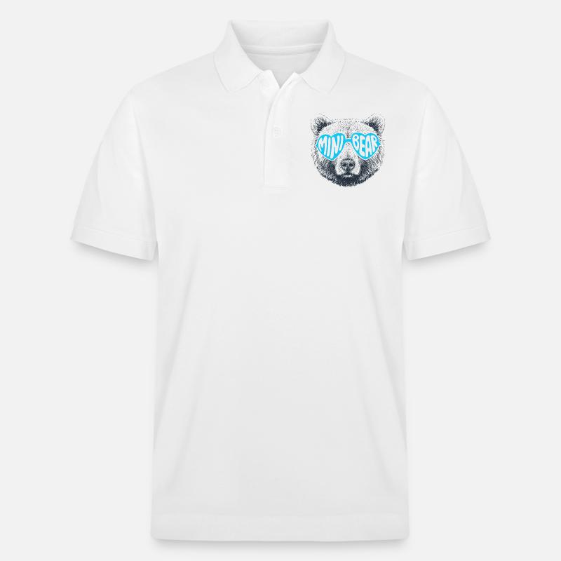 Petite Ourse - Polo PREPSTER bio Stanley/Stella Unisexe - blanc