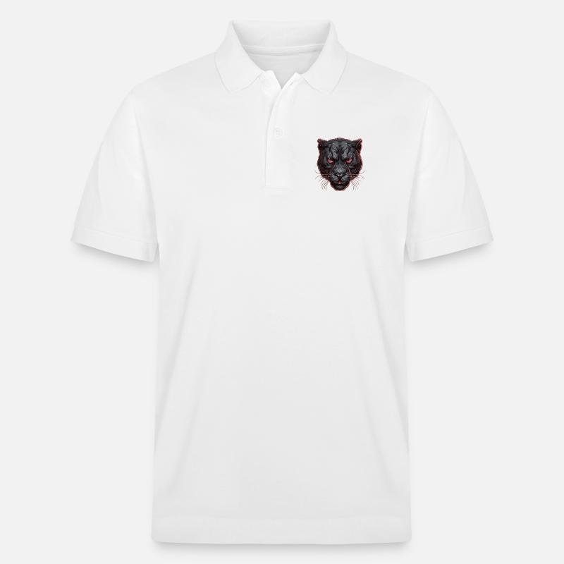 Panther - Stanley/Stella Unisex Bio-Poloshirt PREPSTER - Weiß