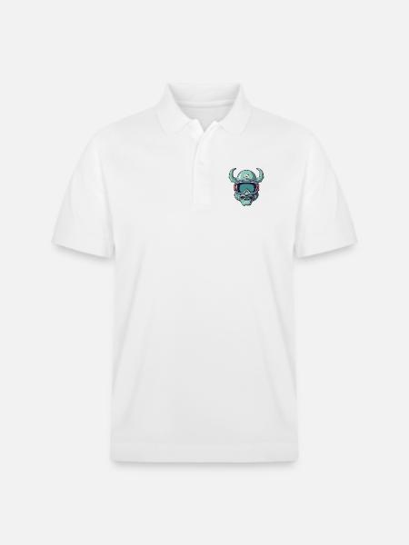 Steinbock Wintersport - Stanley/Stella Unisex Bio-Poloshirt PREPSTER - Weiß