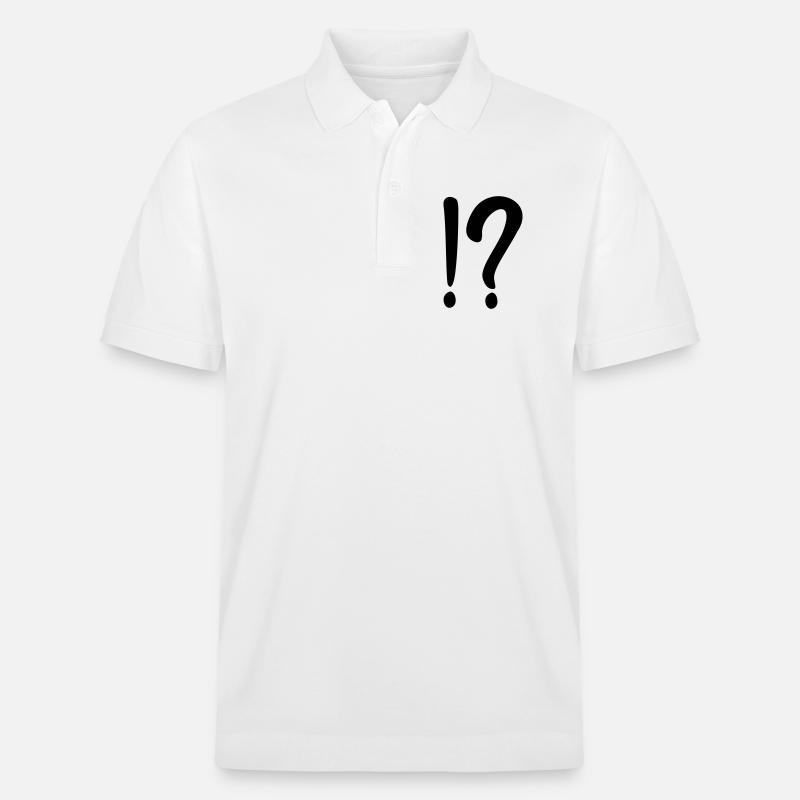 Fragezeichen - Stanley/Stella Unisex Bio-Poloshirt PREPSTER - Weiß