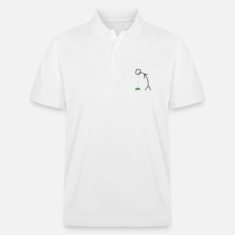 Chiffre de bâton - Polo PREPSTER bio Stanley/Stella Unisexe - blanc