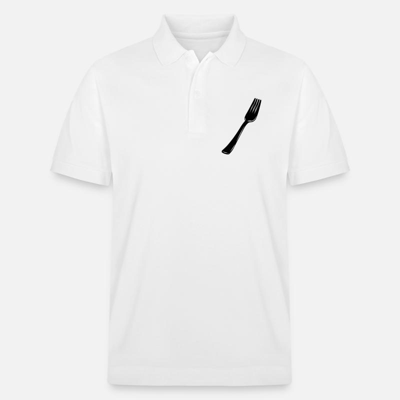 Couverts à la fourchette - Polo PREPSTER bio Stanley/Stella Unisexe - blanc