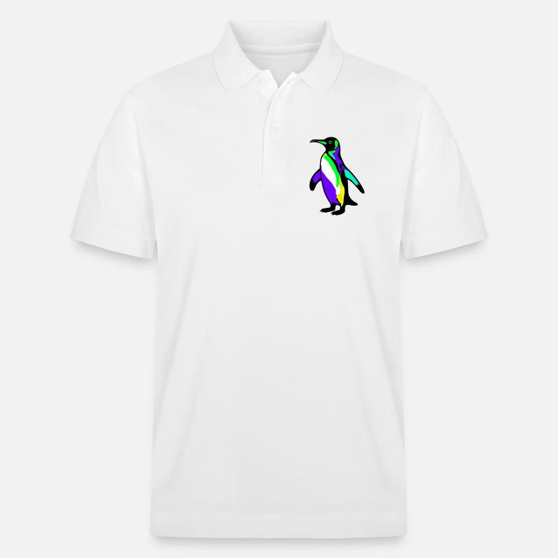Pinguin - Stanley/Stella Unisex Bio-Poloshirt PREPSTER - Weiß