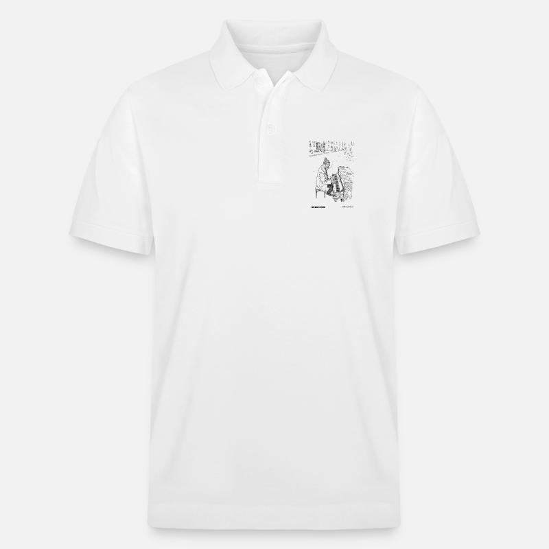  differnce - Stanley/Stella Unisex Bio-Poloshirt PREPSTER - Weiß