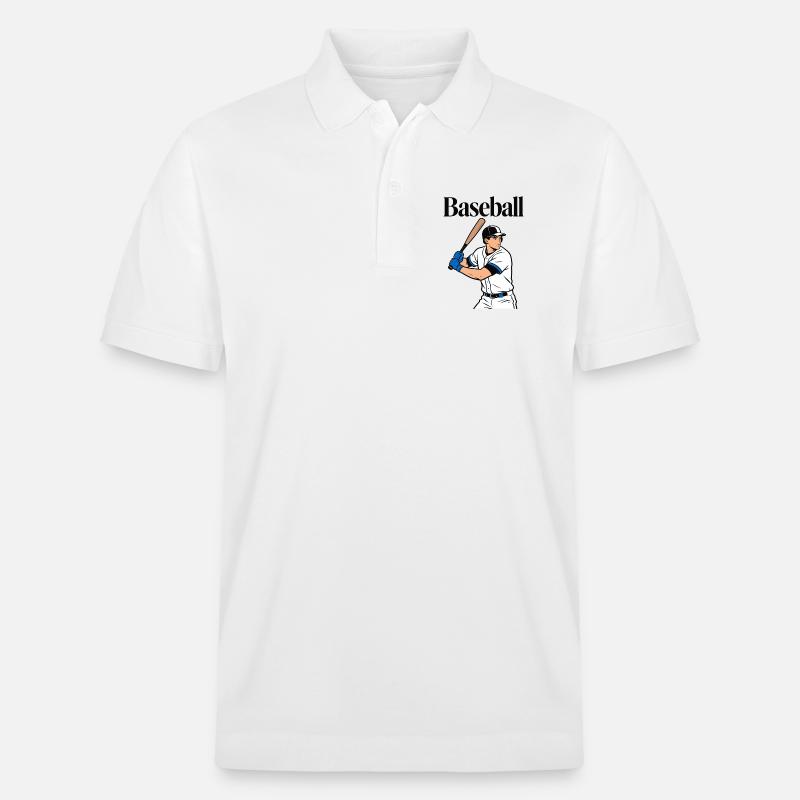 base-ball - Polo PREPSTER bio Stanley/Stella Unisexe - blanc
