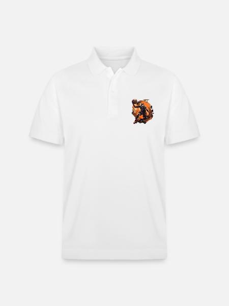 Basket Spieler - Stanley/Stella Unisex Bio-Poloshirt PREPSTER - Weiß