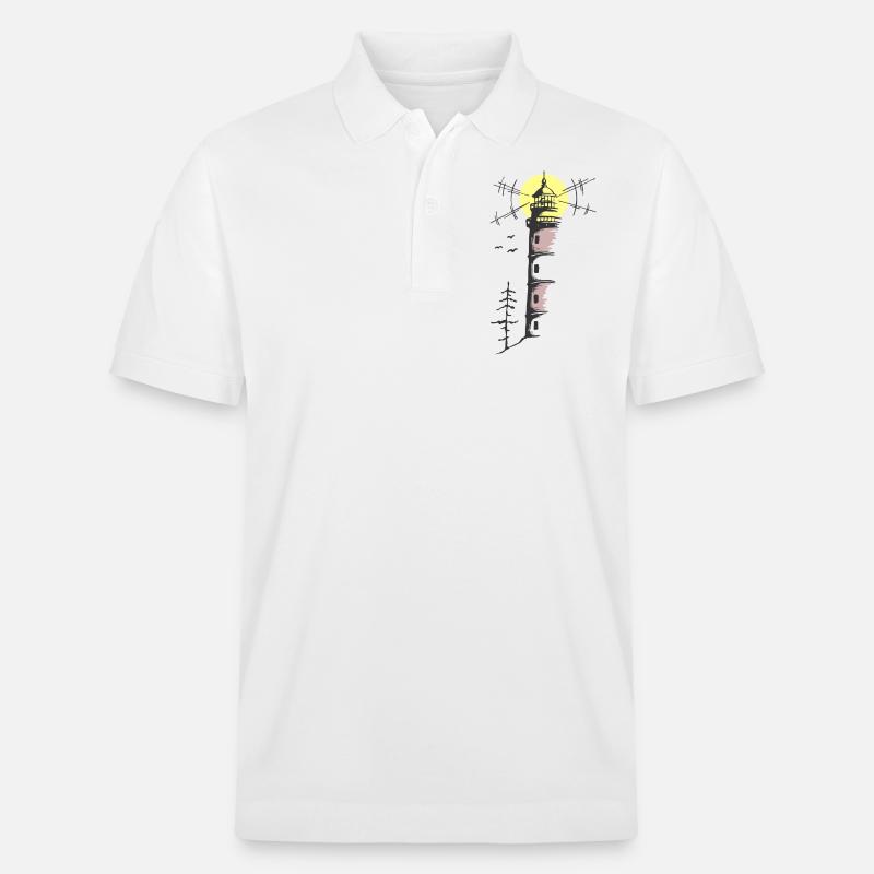 Leuchtturm - Stanley/Stella Unisex Bio-Poloshirt PREPSTER - Weiß