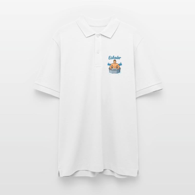 Eisbader Muskelmann im Eisbad Stanley/Stella Unisex Bio-Poloshirt PREPSTER
