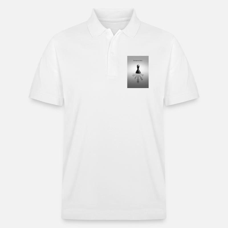Discipline Wins  Mindset Design - Stanley/Stella Unisex Bio-Poloshirt PREPSTER - Weiß