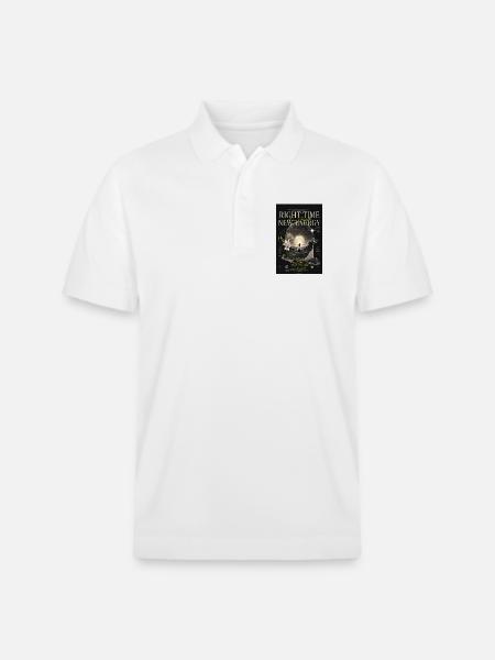 Right Time New Energy - Stanley/Stella Unisex Organic Polo Shirt PREPSTER - white