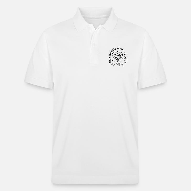 Lutte contre le harcèlement scolaire - Polo PREPSTER bio Stanley/Stella Unisexe - blanc
