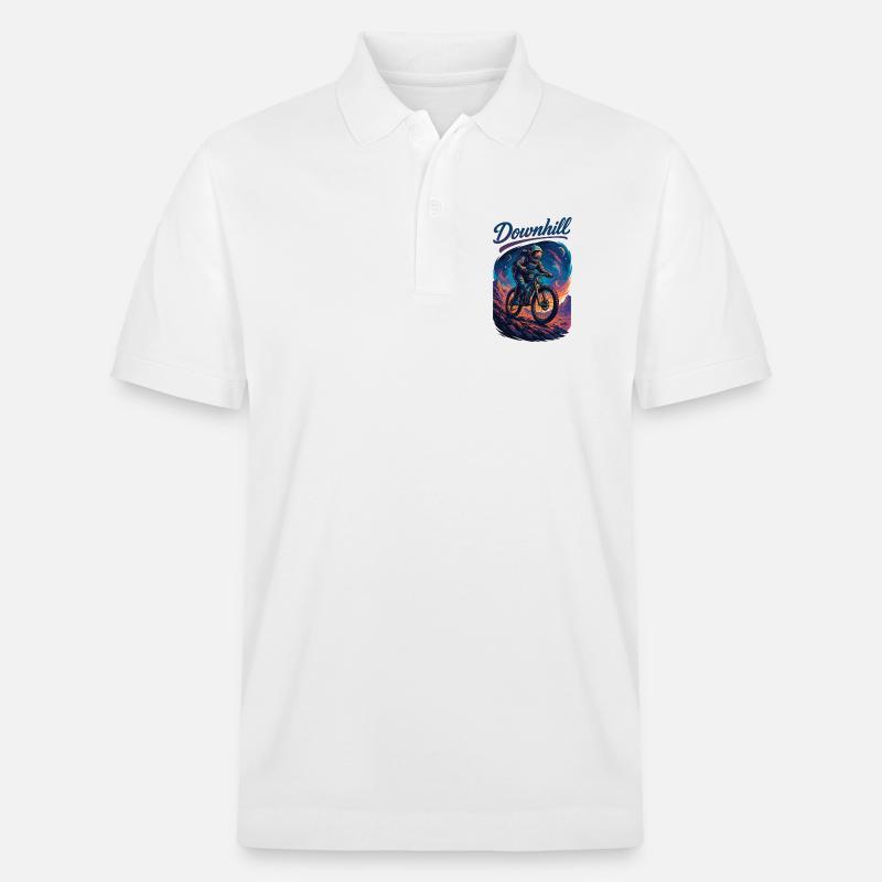 VTT VTT Descente Astronaute Cadeau - Polo PREPSTER bio Stanley/Stella Unisexe - blanc