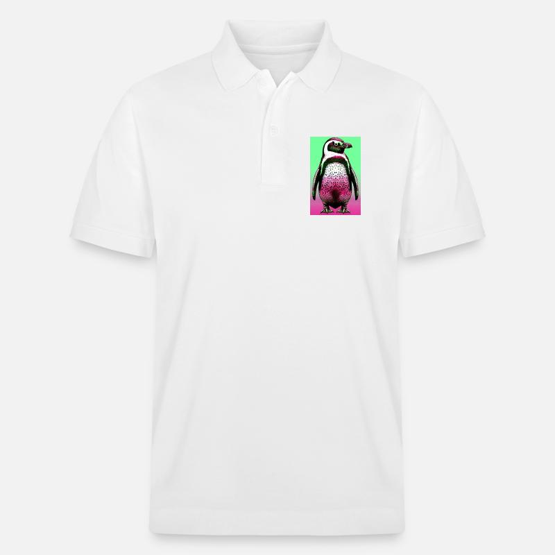 Pinguin - Stanley/Stella Unisex Bio-Poloshirt PREPSTER - Weiß